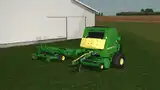 John Deere 561R Ballenpresse mit benutzerdefinierten Ballentexturen Mod Thumbnail