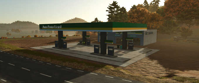 Gebäude mit Funktion Brasilianische Tankstelle Landwirtschafts Simulator mod