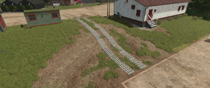Sheds Roadway Slabs Farming Simulator mod