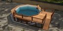 Wooden Pool Deck