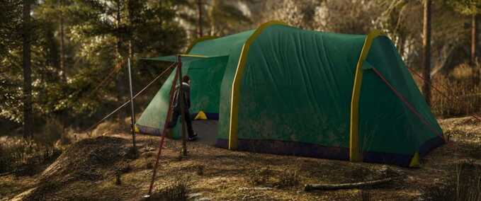 Dekoration Campingzelt Landwirtschafts Simulator mod