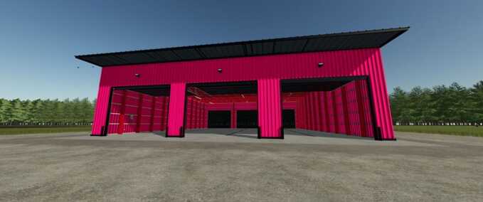 Schuppen Dream Mix Großes Durchfahrtsgarage Landwirtschafts Simulator mod