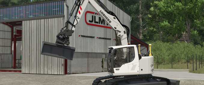 Exevators Liebherr R914 ROTO with TR20B Tiltrotator Farming Simulator mod