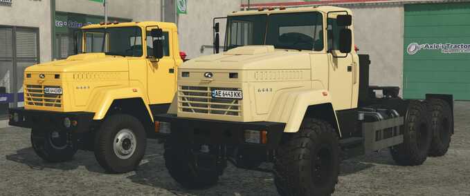 Trucks Kraz 6443 Truck and Trailer Set Farming Simulator mod