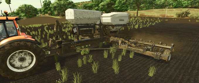 Saattechnik Valtra Momentum 24 Sämaschine Landwirtschafts Simulator mod