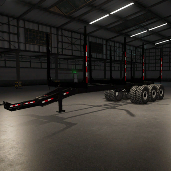 Ford LTL 9000 Log Truck with Trailer - Thumbnail 1