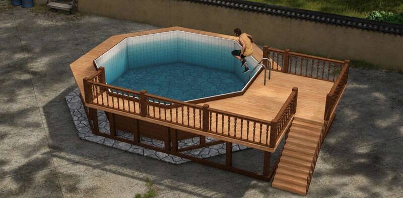Holzpooldeck - Thumbnail 1