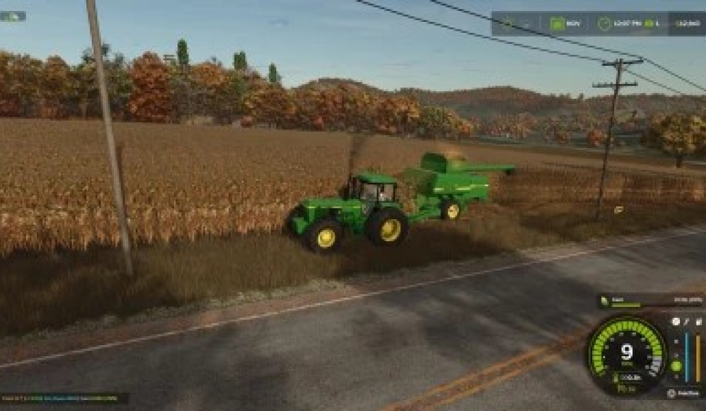 John Deere 7721 Pull Combine - Thumbnail 1