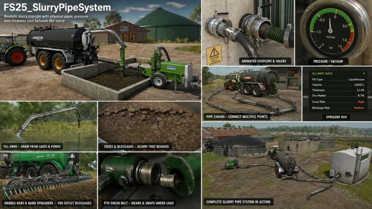 Gülle-Rohrsystem - Thumbnail 1