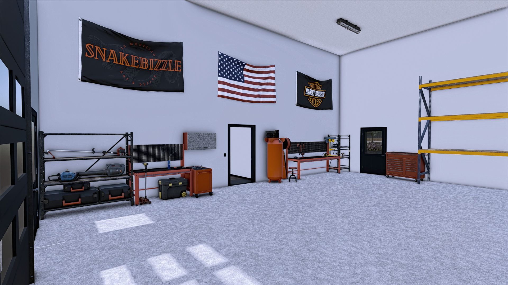 Modernes Haus mit Garage und Wohnräumen - Thumbnail 1