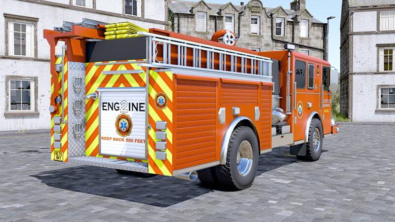 Seagrave Fire Truck - Thumbnail 1