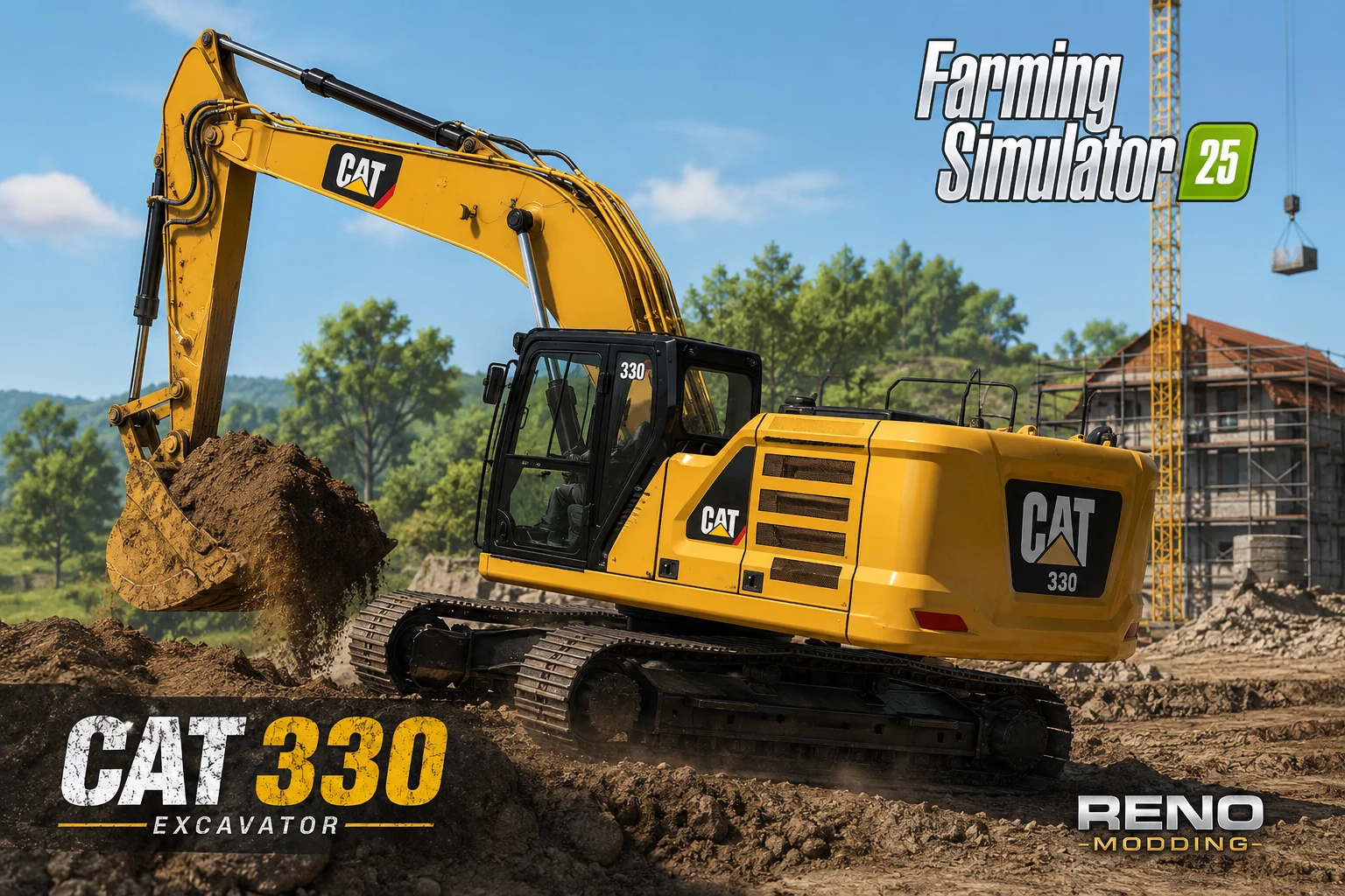 Reno CAT 330 Kettenbagger - Thumbnail 1