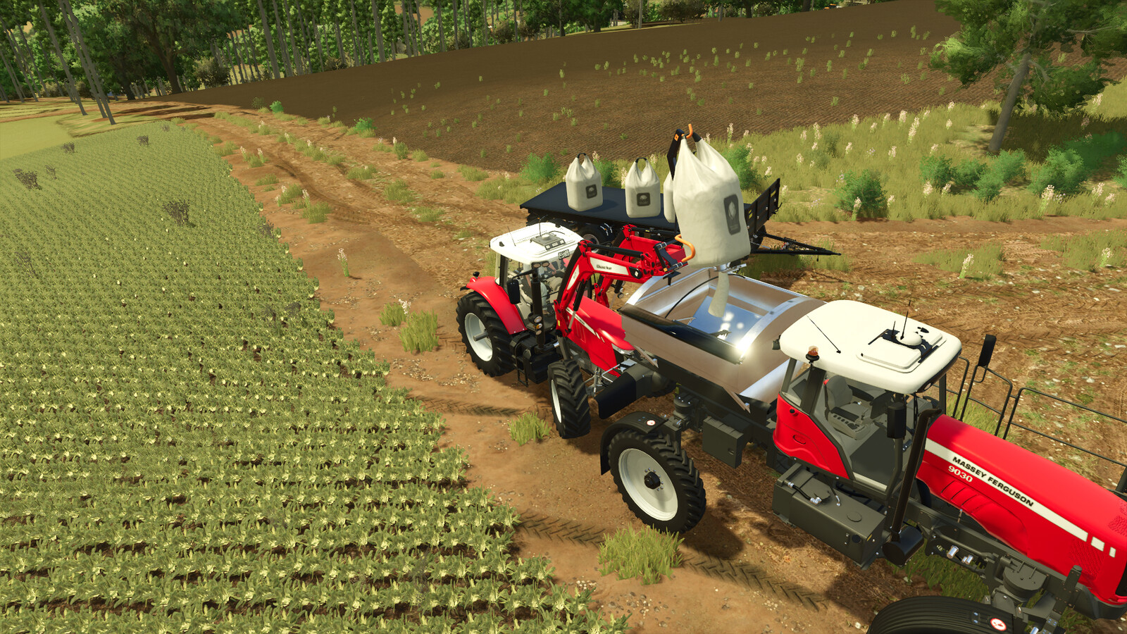 Massey Ferguson 9030 - Valtra BS2225H - Thumbnail 1