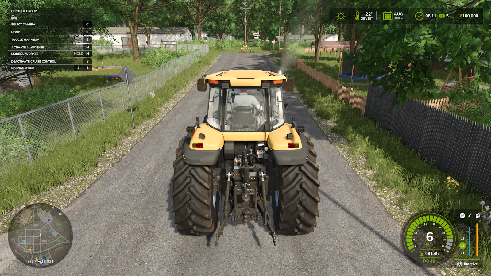 Traktor im Menü stoppen - Thumbnail 1