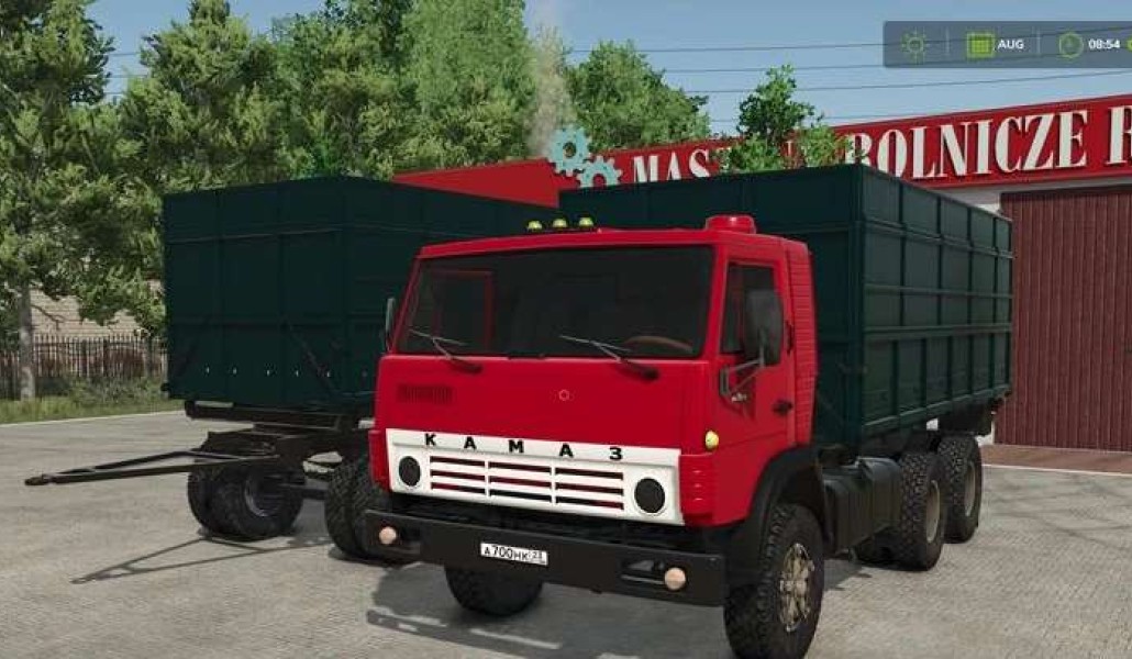 KamAZ 5320 mit GKB-8551 Auflieger - Thumbnail 1