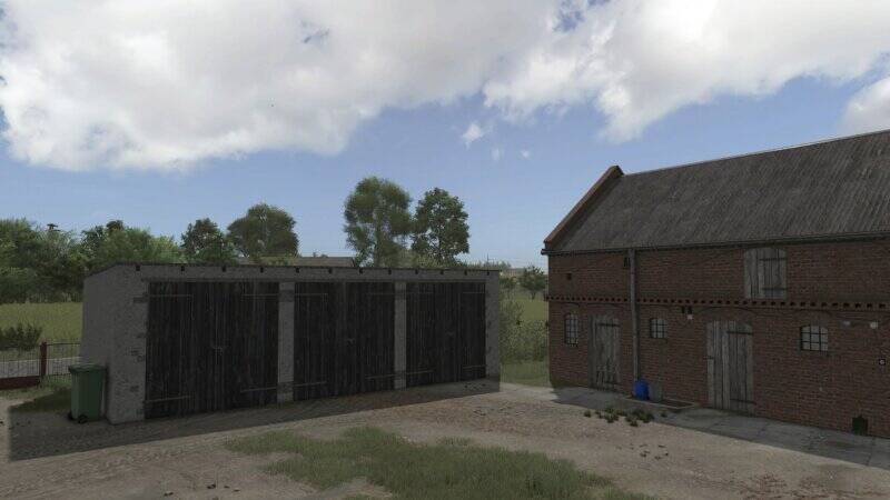 Alte weiße Garage JBLS - Thumbnail 1