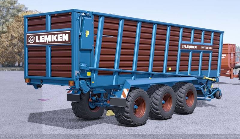 Lemken 490 S Ladewagen - Thumbnail 1