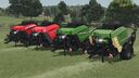 Fendt V180 & Massey Ferguson RB 4180V Pressen-Wickler-Kombination