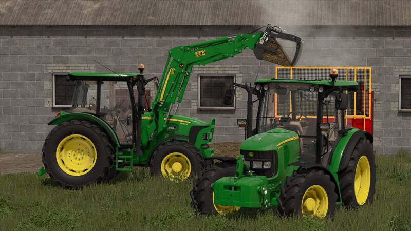 John Deere 5R Serie mit Frontlader - Thumbnail 1