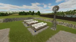 Water Distributing Windmill