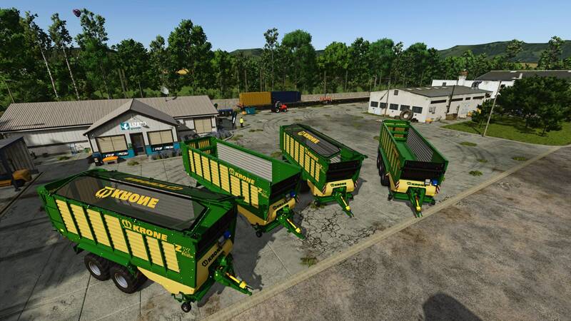FS 25: Krone ZX Pack v 1.0.0.3 Forage Wagons mod for Farming