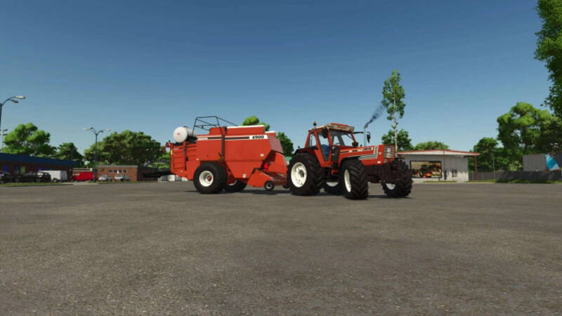 Fiat Hesston 4900 Quaderballenpresse - Thumbnail 1