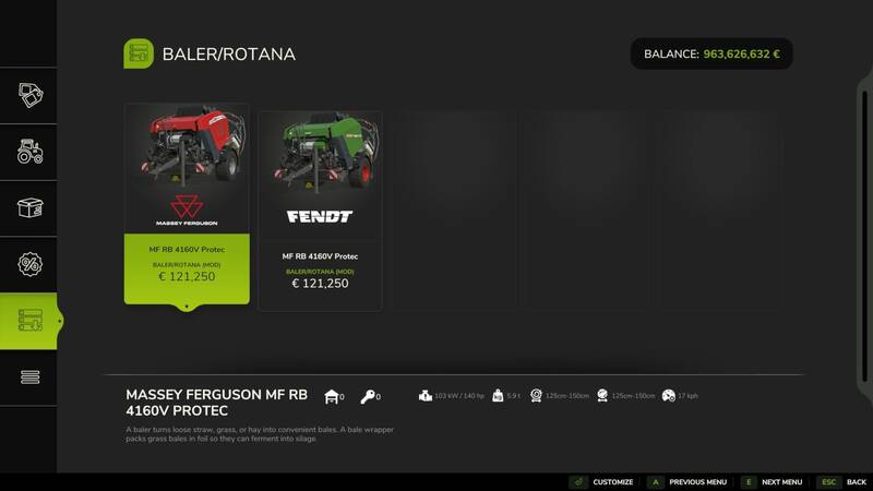 Fendt Rotana Presse mit Kamera - Thumbnail 1