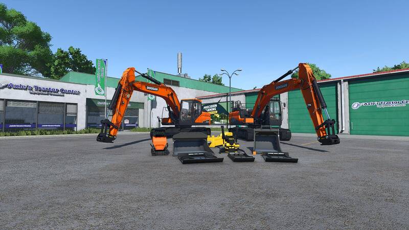 Doosan DX225LC Bagger - Thumbnail 1
