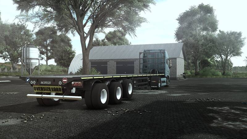 Bale Flatbed Trailer 50000 - Thumbnail 1