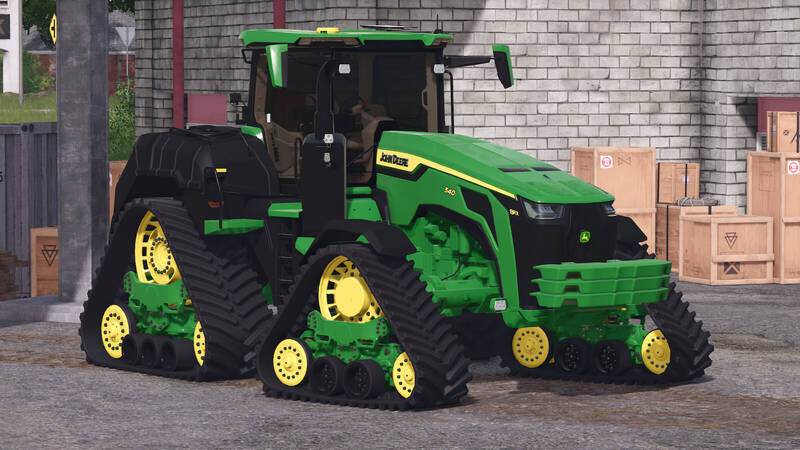 John Deere 8RX Serie High Horsepower mit Seitentanks - Thumbnail 1