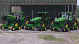 John Deere 8RX 540 High Horsepower with Side Tanks Mod Thumbnail
