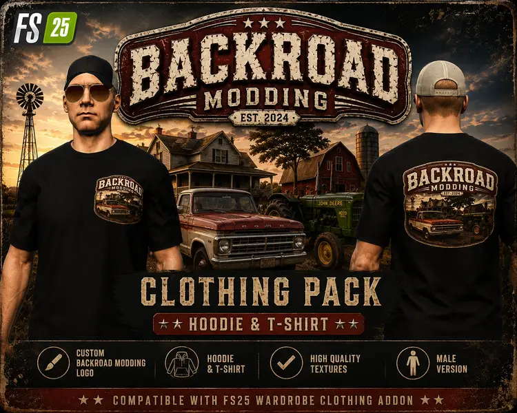 Backroad Modding Kleidungspaket Männlich - Thumbnail 1