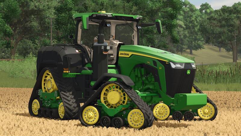 John Deere 8RX with ExactRate Tanks - Thumbnail 1