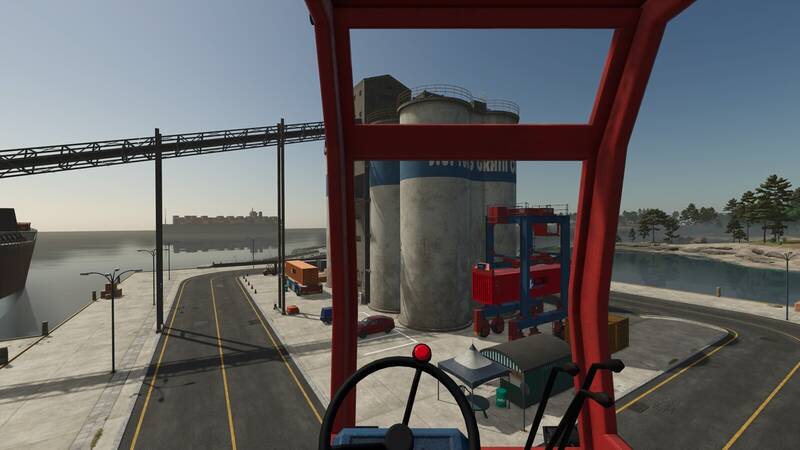Container Straddle Carrier - Thumbnail 1