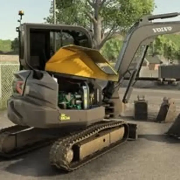 Volvo ECR58F Kompaktbagger Pack - Thumbnail 1