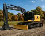 John Deere 245P Excavator Pack Mod Thumbnail