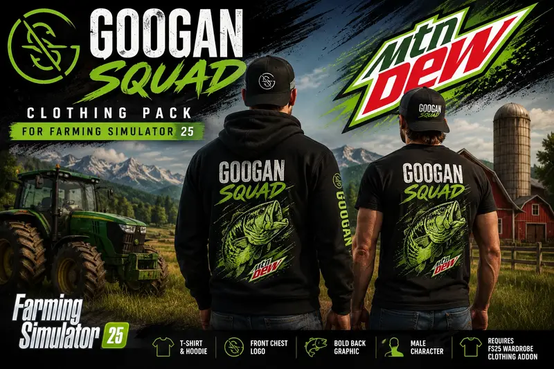 Googan Squad Clothing Pack Male - Thumbnail 1