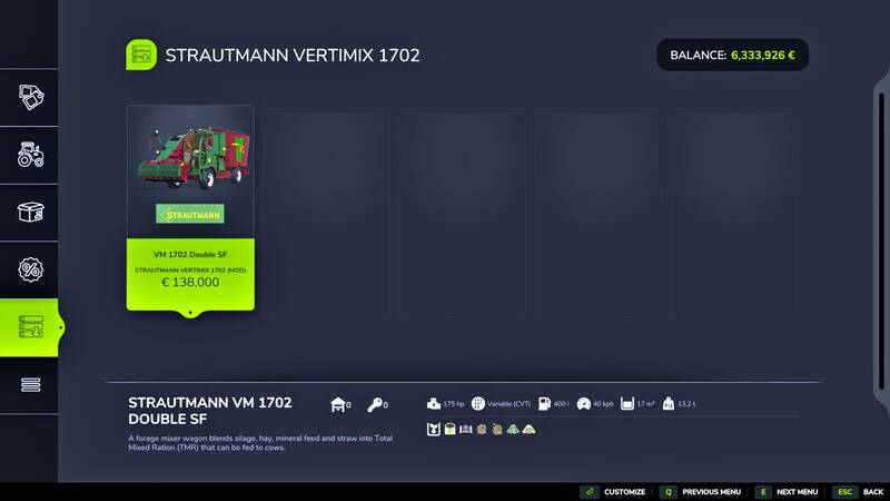 Strautmann Verti-Mix 1702 Futtermischwagen - Thumbnail 1