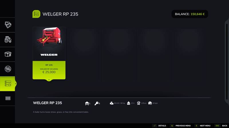 Welger RP 235 Profi - Thumbnail 1