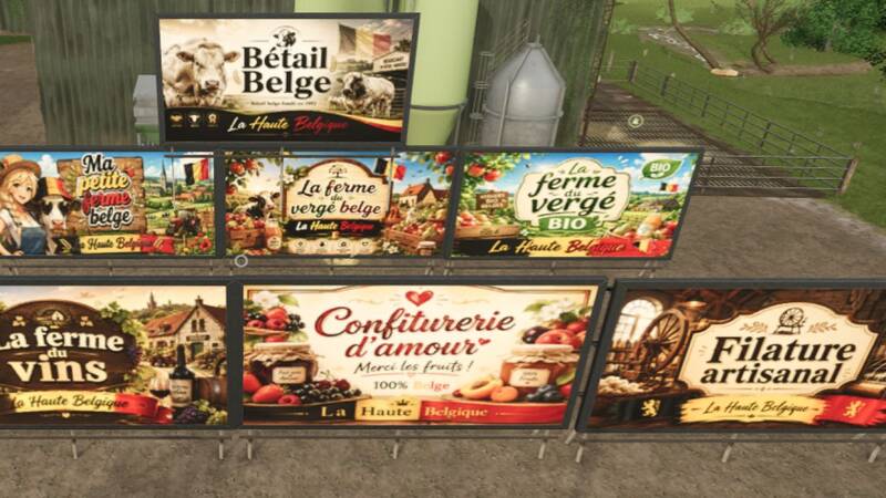 Dekorative Schilder für La Haute Belgique - Thumbnail 1