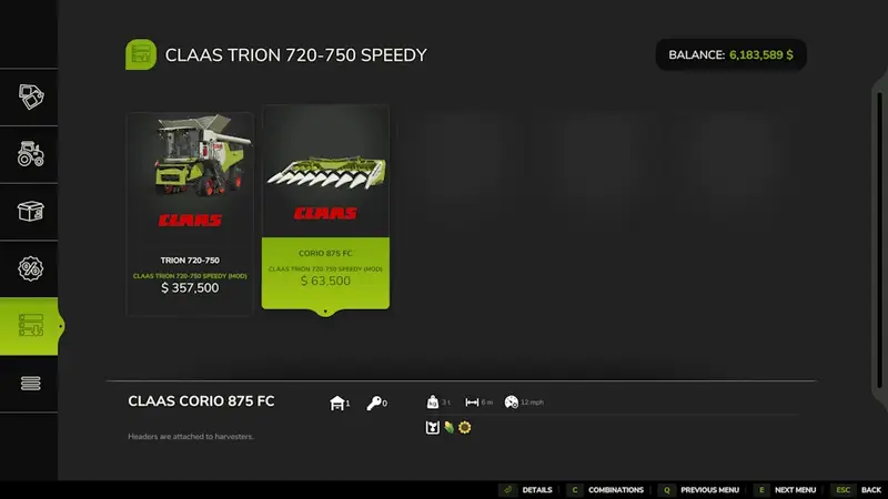 CLAAS TRION 720-750 Speedy - Thumbnail 1