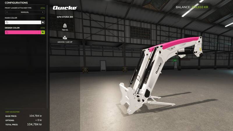 Quicke Q7M Big BM Front Loader - Thumbnail 1