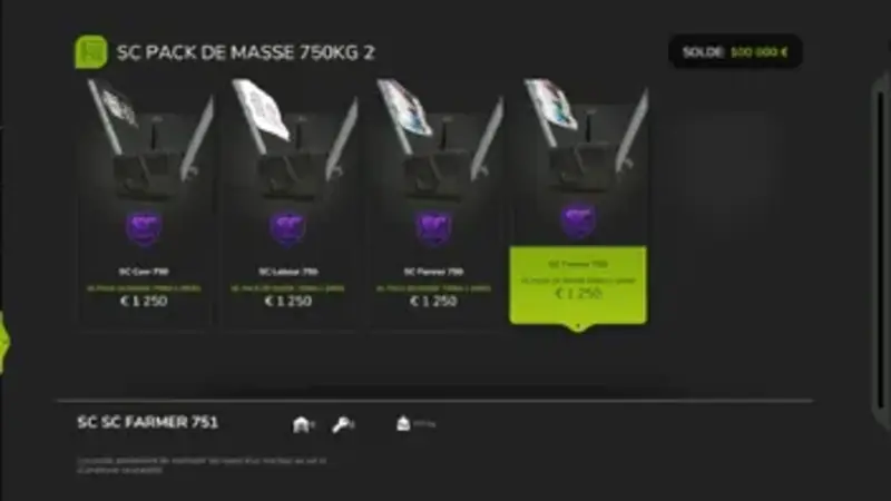 750 kg Weight Pack No. 2 - Thumbnail 1