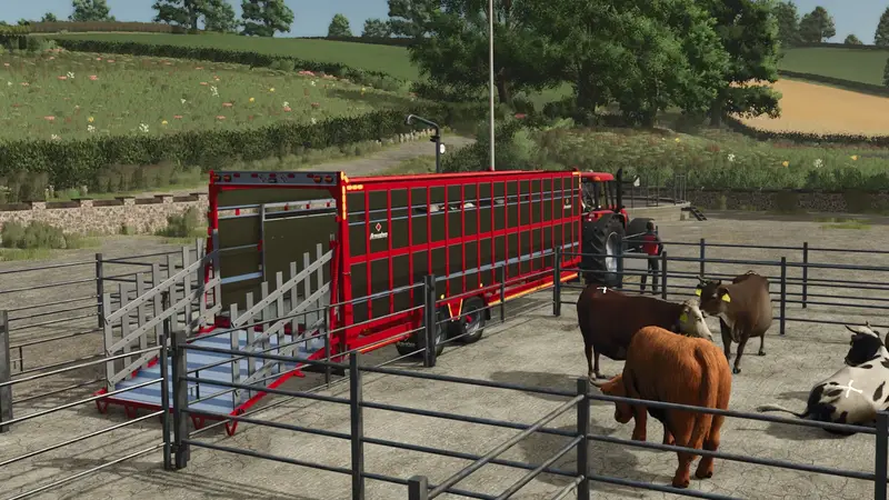 Broughan 28 Ft Animal Trailer - Thumbnail 1