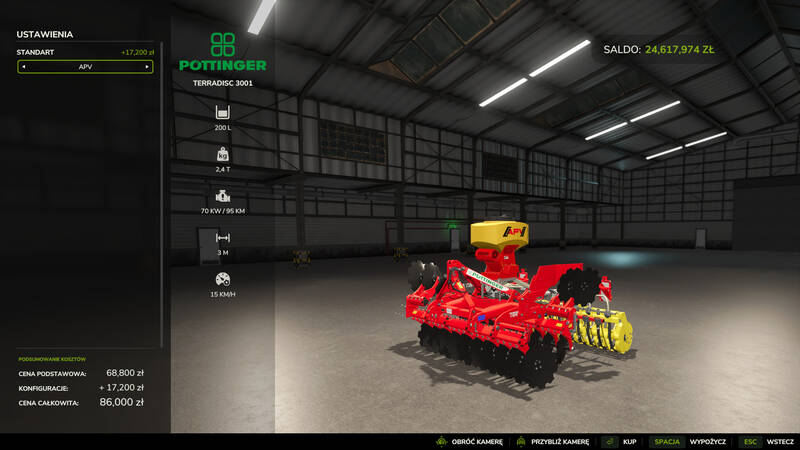 Poettinger Terradisc 3001 with APV Catch Crop Seeder - Thumbnail 1