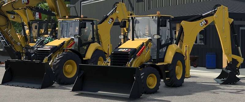 Cat Backhoe Loaders Pack - Thumbnail 1