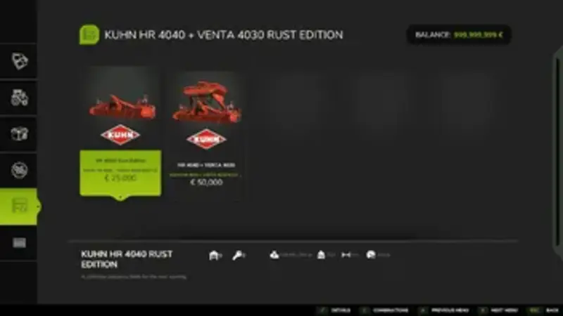 Kuhn HR 4040 + VENTA 4030 Rust Edition - Thumbnail 1