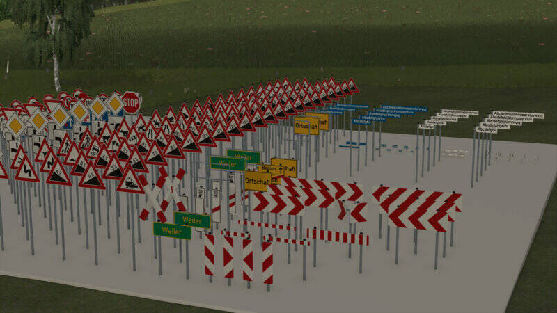 German Traffic Signs (Prefab) - Thumbnail 1