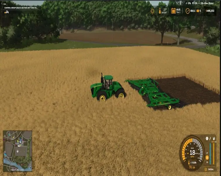 John Deere 2623 5-Section Disc Harrow - Thumbnail 1