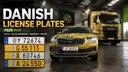 Danish License Plates